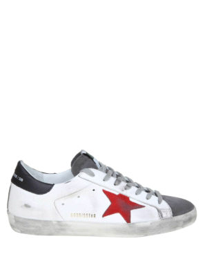 GOLDEN GOOSE: trainers - Superstar leather low-top sneakers