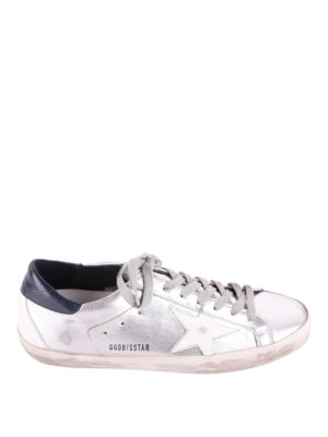 GOLDEN GOOSE: sneakers - Sneaker Superstar metallizzate