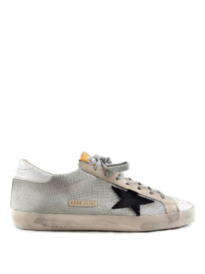 GOLDEN GOOSE: sneakers - Superstar in tessuto tecnico