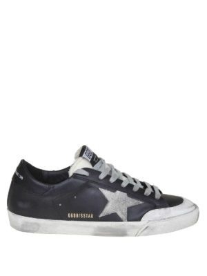 GOLDEN GOOSE: trainers - Superstar used effect low-top sneakers
