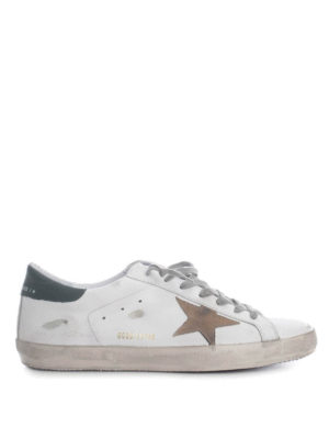 GOLDEN GOOSE: trainers - Superstar used effect sneakers