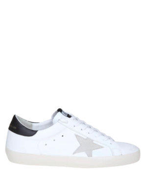 GOLDEN GOOSE: trainers - Superstar white low-top sneakers