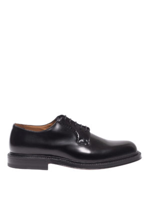Green George: classiche - Derby in pelle lucida nera