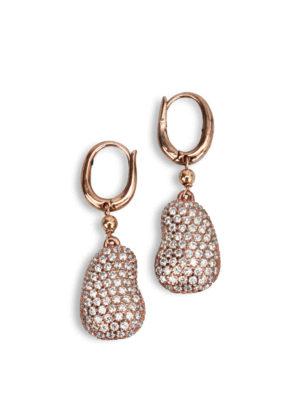 Gregio: Earrings - Zirconia detailed earrings