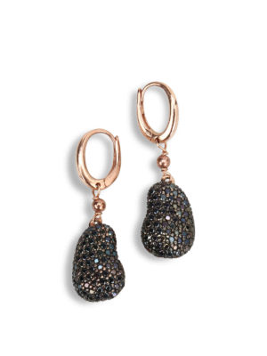 Gregio: Earrings - Zirconia detailed earrings