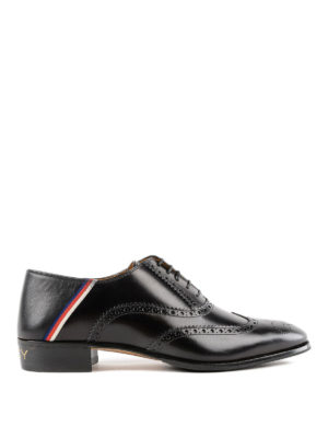 GUCCI: classiche - Scarpe Oxford brogue con Sylvie Web