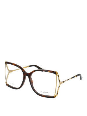 GUCCI: Glasses - Oversized butterfly glasses