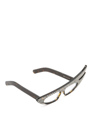 Gucci: glasses - Rhinestone embellished glasses