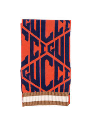 GUCCI: sciarpe e foulard - Sciarpa Inside in misto lana multicolore