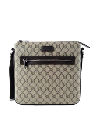 GUCCI: borse a spalla - Messenger in canvas GG