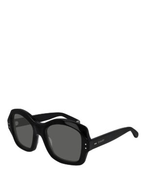 GUCCI: sunglasses - Black acetate square sunglasses