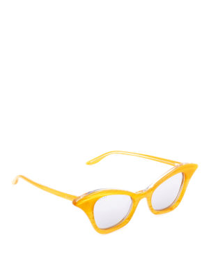 GUCCI: Gafas de sol - Gafas De Sol - Amarillo