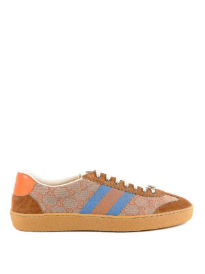 GUCCI: sneakers - Sneaker G74 Original GG con motivo Web