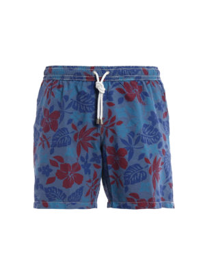 HARTFORD: Costumi piscina e boxer - Boxer da mare fantasia floreale