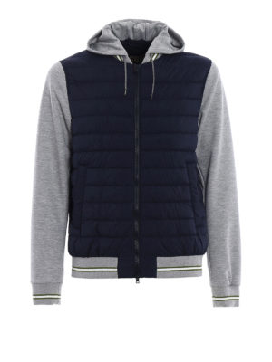 Herno: casual jackets - Padded body cotton hoodie