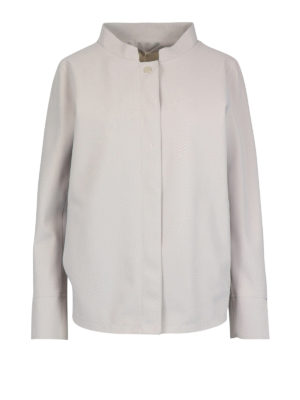 HERNO: casual jackets - Tech fabric single breasted peacoat