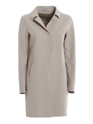HERNO: knee length coats - Scuba overcoat