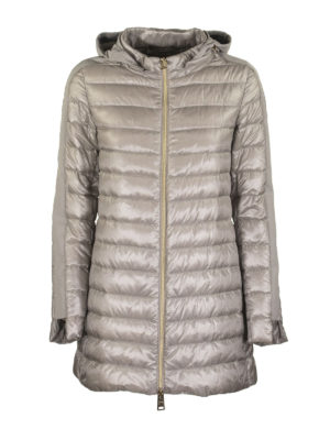 HERNO: padded coats - Detachable hood light padded coat