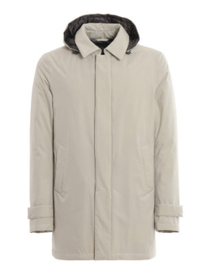 HERNO: cappotti imbottiti - Piumino in Gore-Tex® con cappuccio staccabile