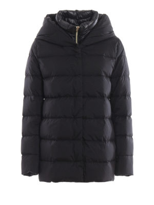 HERNO: padded coats - Matte and glossy nylon padded coat