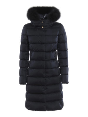 HERNO: cappotti imbottiti - Piumino lungo in raso opaco idrorepellente