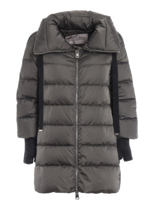 HERNO: cappotti imbottiti - Piumino di raso tecnico resistente all'acqua