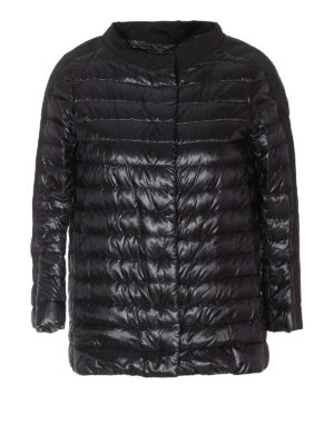 HERNO: padded jackets - Cape style puffer jacket
