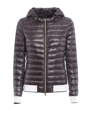 Herno: padded jackets - Contrasting detailed puffer jacket