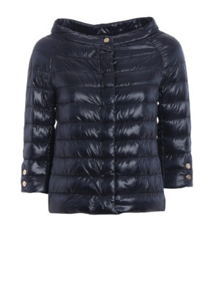 HERNO: giacche imbottite - Giacca imbottita crop in nylon