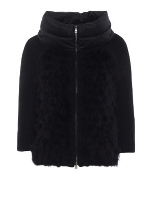 HERNO: giacche imbottite - Piumino con piume e maniche di lana