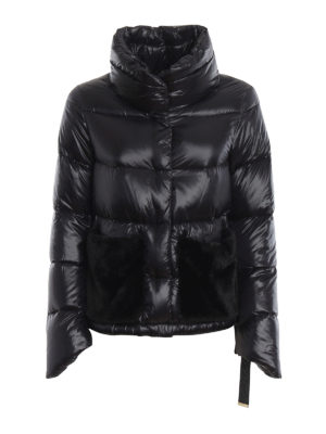 HERNO: padded jackets - Quilted nylon padded jacket