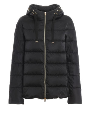 HERNO: padded jackets - Tech taffeta water repellent puffer jacket