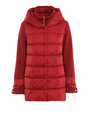 HERNO: padded jackets - Water repellent hooded puffer jacket