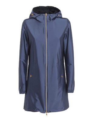 HERNO: cappotti corti - Cappottino reversibile con cappuccio