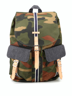 HERSCHEL: zaini - Zaino Dawson in tessuto camouflage