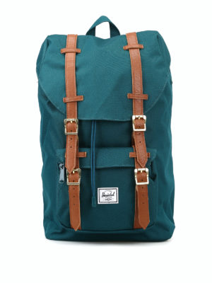 HERSCHEL: zaini - Zaino Little America verde scuro