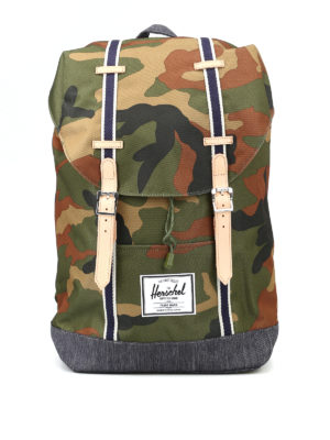 HERSCHEL: zaini - Zaino Retreat camouflage