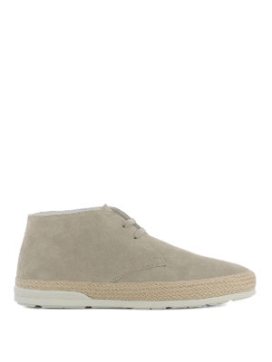 Hogan: ankle boots - H358 Derby beige desert boots