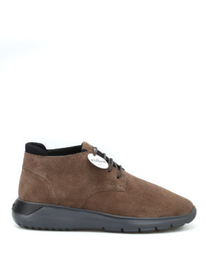 HOGAN: tronchetti - Sneaker polacchini marroni Interactive³