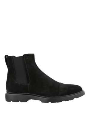 HOGAN: stivali - Stivaletti Chelsea H304 nero