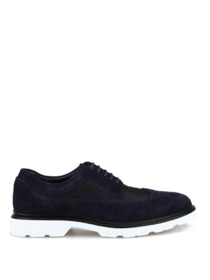 HOGAN: scarpe stringate - Derby stringate ultraleggere blu