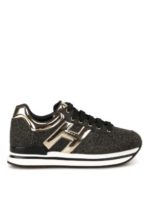 HOGAN: sneakers - Sneaker H222 glitter