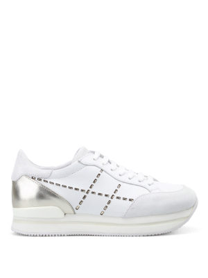 Hogan: trainers - H222 lace-up leather sneakers