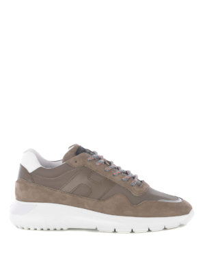 HOGAN: sneakers - Sneaker Interactive³ in nabuk e nylon