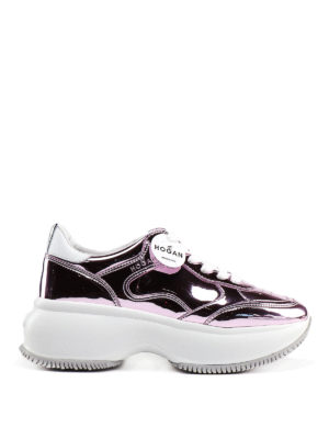 HOGAN: sneakers - Sneaker Maxi I Active in pelle laminata