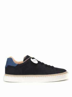 Hogan: trainers - R260 blue leather sneakers