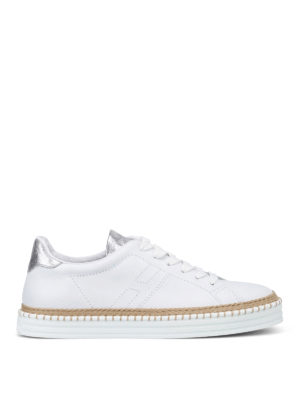 Hogan: trainers - R260 white leather sneakers