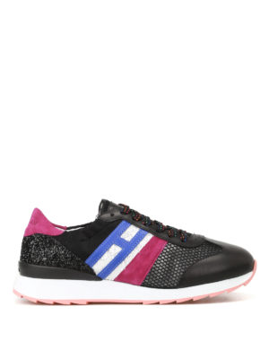 Hogan: trainers - R261 multi fabric running sneakers