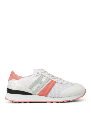 HOGAN: sneakers - Sneaker multi tessuto R261 nere