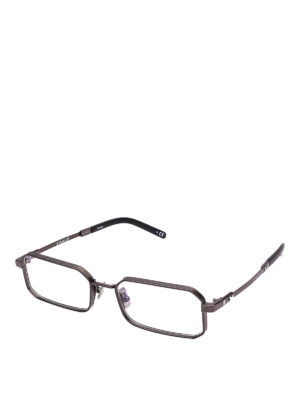 HUBLOT: Glasses - Bronze titanium rectangular eyeglasses